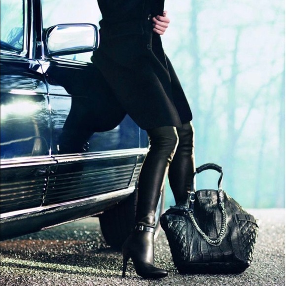 Jimmy Choo Shoes - Jimmy Choo Lamb leather stretch OTK boots! Jimmy Choo Shoes - Jimmy Choo Lamb leather stretch OTK boots!